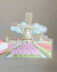 Beautiful handmade Windmill Tulips stationery - created by LETTOOn