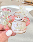 Beautiful handmade Your Possibilities Are Endless stationery - created by LETTOOn