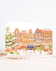 Happy Holidays Card - Amsterdam Buildings