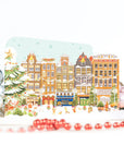 Happy Holidays Card - Amsterdam Buildings