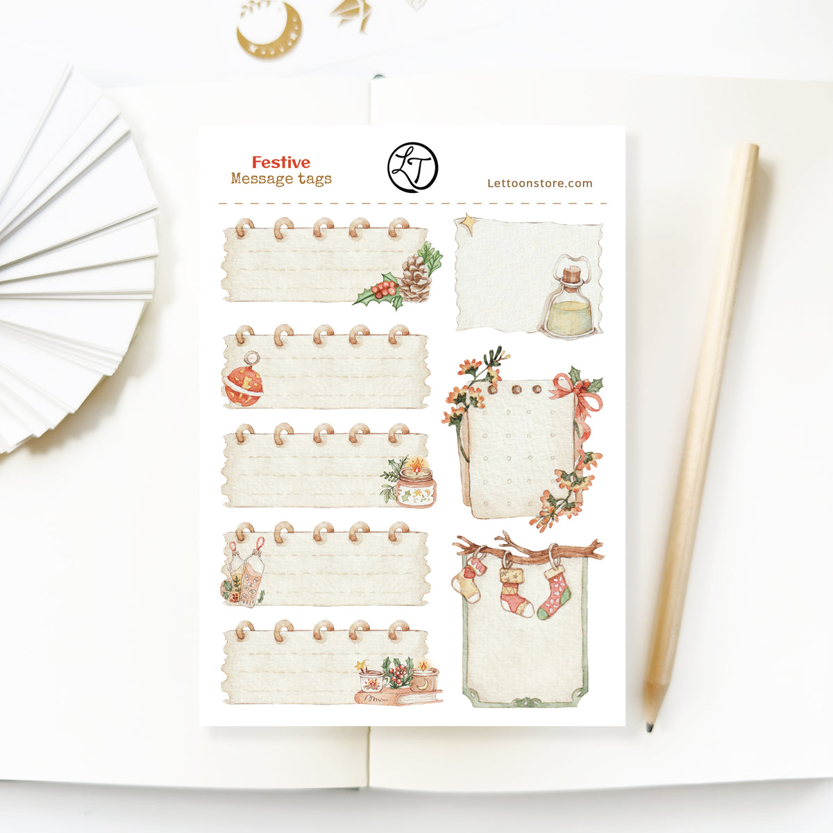 Festive Message Tags