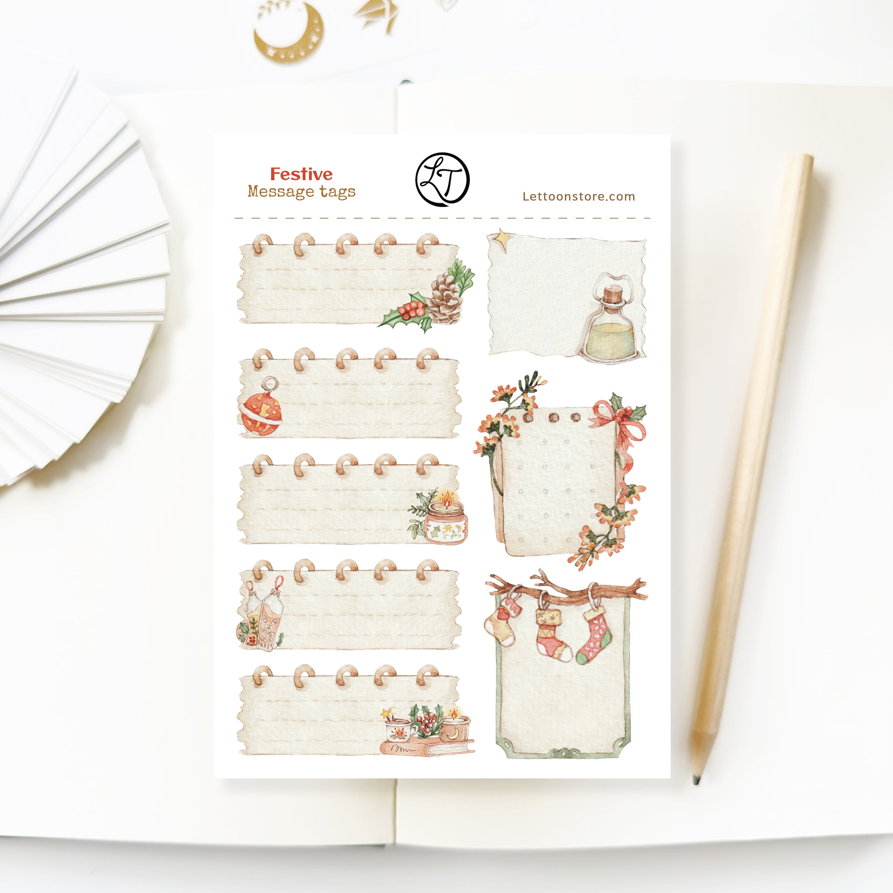 Festive Message Tags