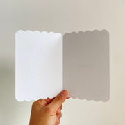 Happy Birthday — inside of the greeting card, blank for your message