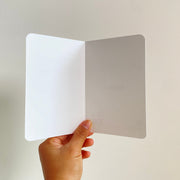 Congratulations — inside of the greeting card, blank for your message