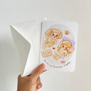 My Favourite Chapter — greeting card with its matching envelope