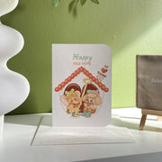 Happy New Home — greeting card displayed on a shelf