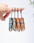 Mini Leather Planner Keychain