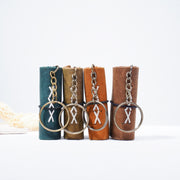 Mini Leather Planner Keychain