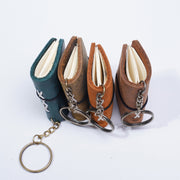 Mini Leather Planner Keychain