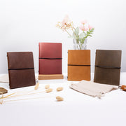 Refillable Leather Notebook Cover