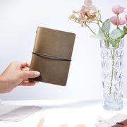 Refillable Leather Notebook Cover