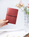 Refillable Leather Notebook Cover