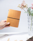 Refillable Leather Notebook Cover