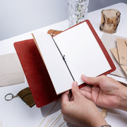 Refillable Leather Notebook Cover