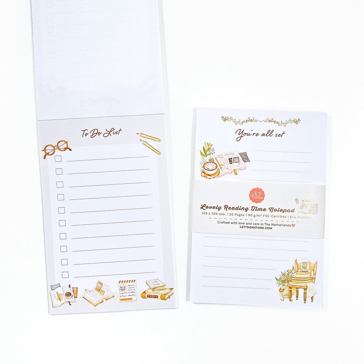 Lovely Reading Time - Notepad
