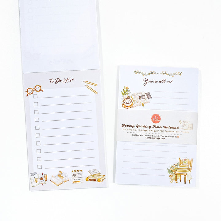 Lovely Reading Time - Notepad