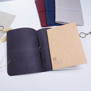 Refillable Leather Notebook Cover
