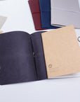 Refillable Leather Notebook Cover