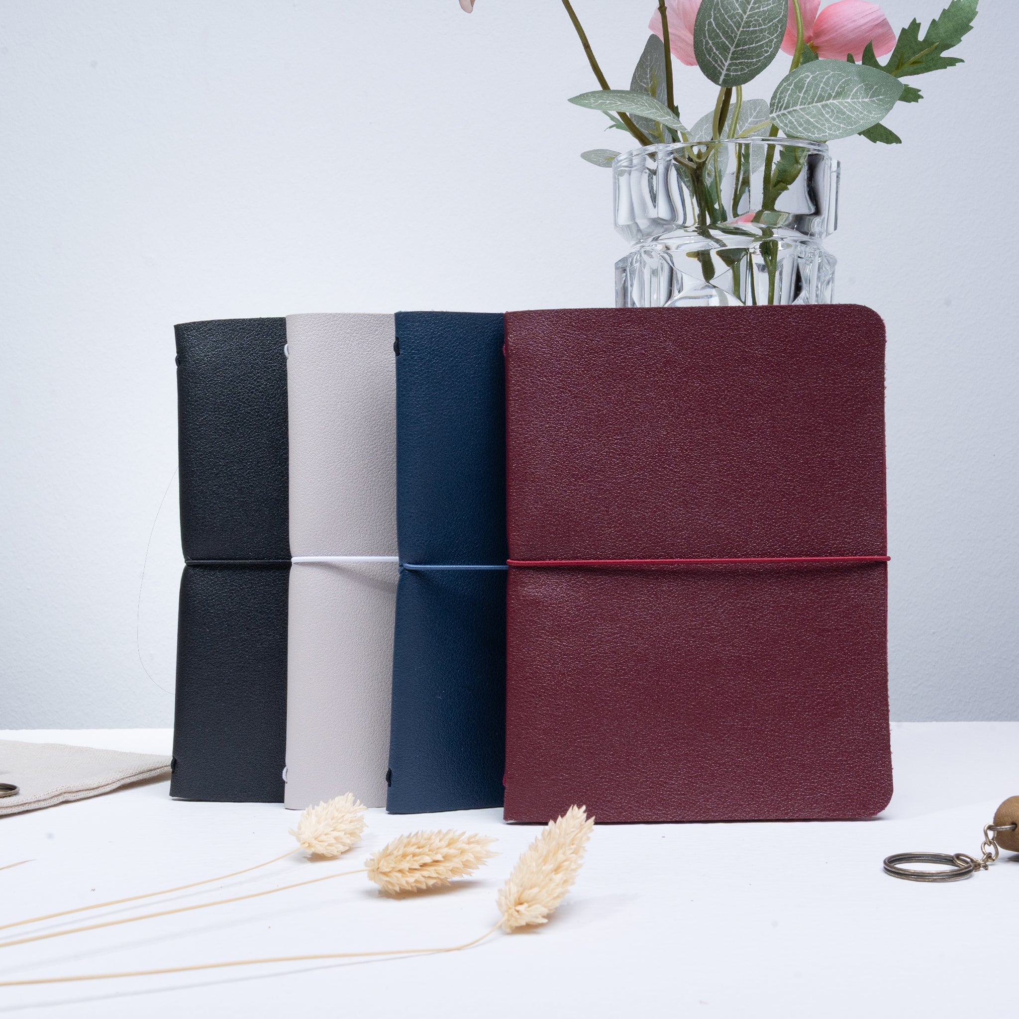 Refillable Leather Notebook Cover