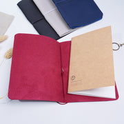 Refillable Leather Notebook Cover