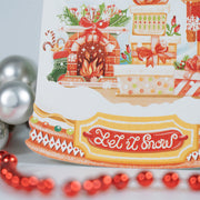 Happy Holidays Postcard - Snow Globe