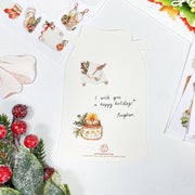 Happy Holidays Postcard - Snow Globe