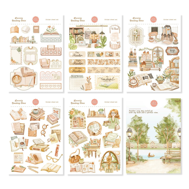 Lovely Reading Time - Sticker Set