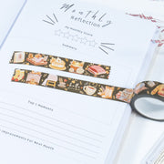 Beautiful handmade Autumn in my Heart Washi Tape stationery - created by Lettoon