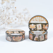 Beautiful handmade Autumn in my Heart Washi Tape stationery - created by Lettoon