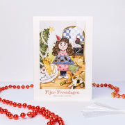 Everything Under Control Christmas card, Dutch front: Fijne Feestdagen (Alles onder controle)