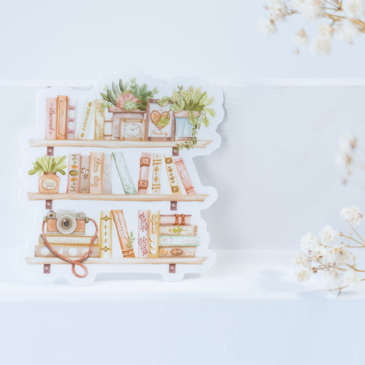Beautiful handmade Inspiration Shelf Vinyl Sticker stationery - created by Lettoon