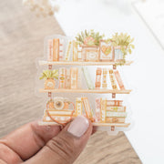 Beautiful handmade Inspiration Shelf Vinyl Sticker stationery - created by Lettoon