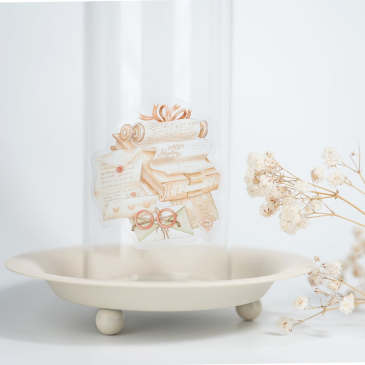 Beautiful handmade Love Writing Vinyl Sticker stationery - created by Lettoon