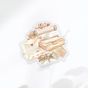 Beautiful handmade Love Writing Vinyl Sticker stationery - created by Lettoon