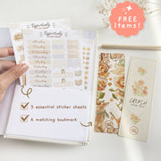 Beautiful handmade My Creative Planner - Undated Planner stationery - created by Lettoon