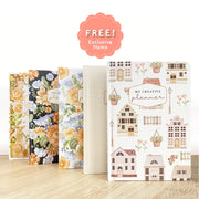 Beautiful handmade My Creative Planner - Undated Planner stationery - created by Lettoon