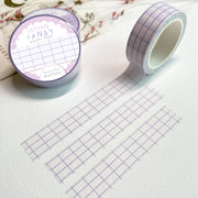 Premium Handmade Washi Tape Cotton Candy 15mm x 10m - 3 pieces and 3 washi tapes on the table with a pink flower branch and chapter sheet