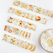 Premium Handmade Washi Tape Cozy Aesthetic 15mm x 10m - a washi tape on the table
