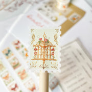 Premium Handmade Washi Tape Dreamy Stamp 25mm x 5m - a piece of washi tape