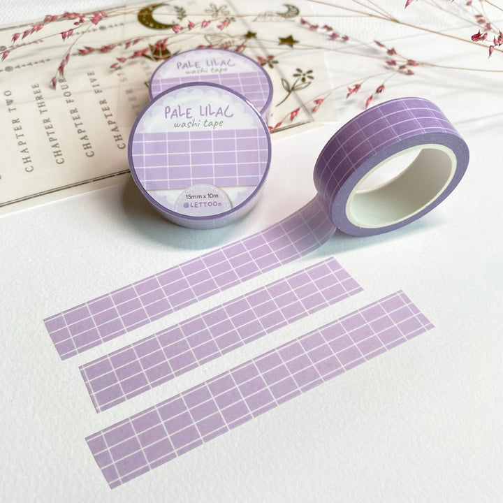 Beautiful handmade Pale Lilac stationery - created by Lettoon