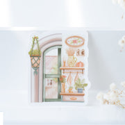 Beautiful handmade Safe Space Vinyl Sticker stationery - created by Lettoon