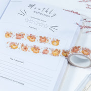 Beautiful handmade Sweet Pumpkin Washi Tape stationery - created by Lettoon