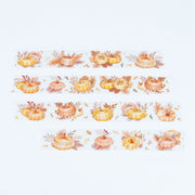 Beautiful handmade Sweet Pumpkin Washi Tape stationery - created by Lettoon