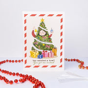 You Wanted a Tree Christmas card, English front: You wanted a tree? You got me instead.