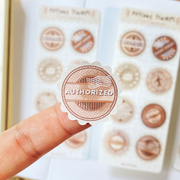 Beautiful handmade Postage Stamps stationery - created by LETTOOn