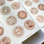 Beautiful handmade Postage Stamps stationery - created by LETTOOn