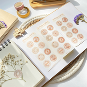 Beautiful handmade Postage Stamps stationery - created by LETTOOn