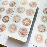 Beautiful handmade Postage Stamps stationery - created by LETTOOn