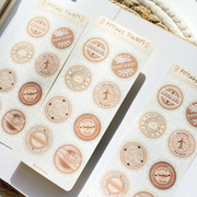 Beautiful handmade Postage Stamps stationery - created by LETTOOn