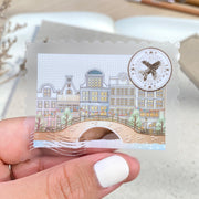Beautiful handmade Amsterdam Stamp stationery - created by Lettoon